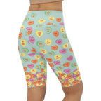 Candy Hearts Biker Shorts