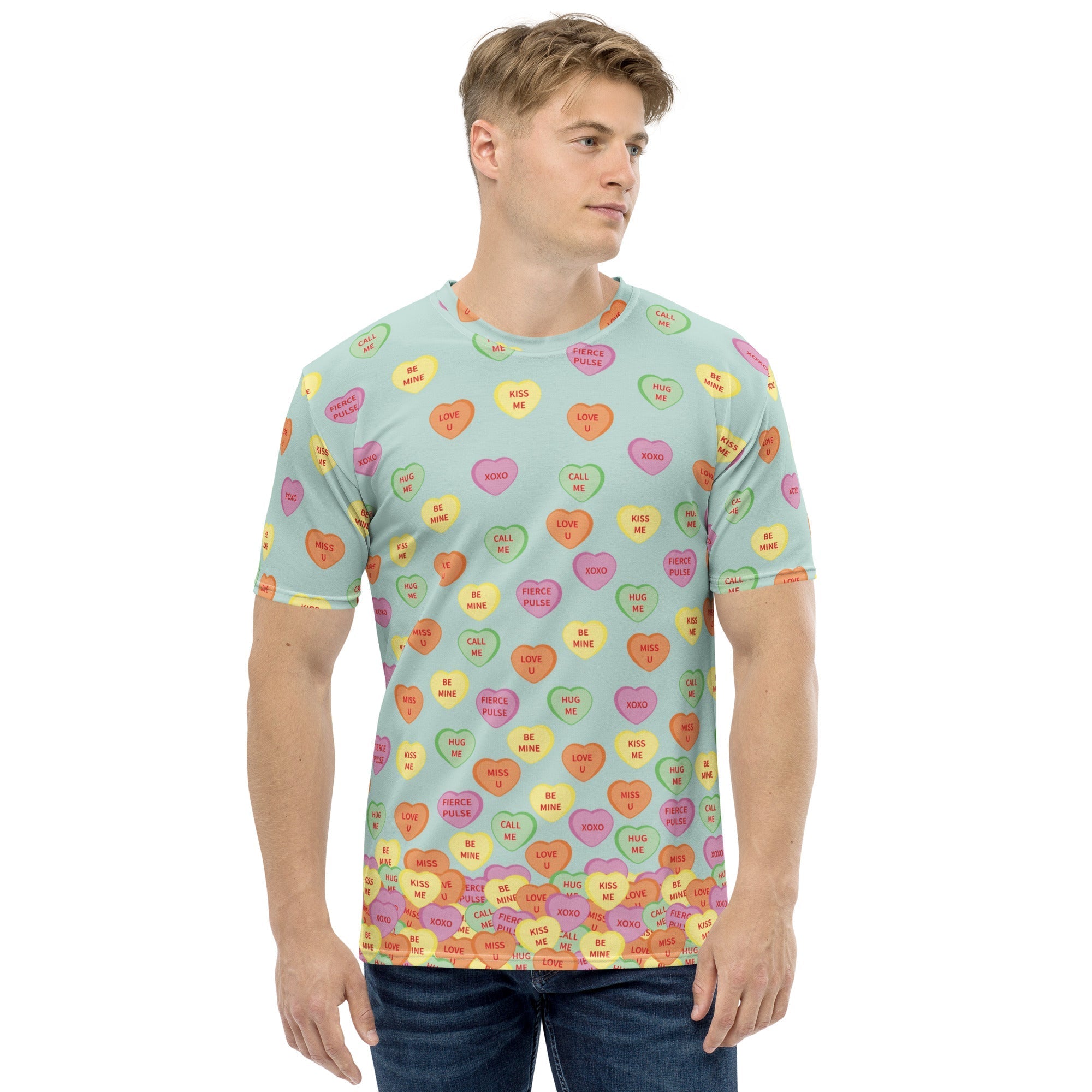 Candy Hearts Men's T-shirt