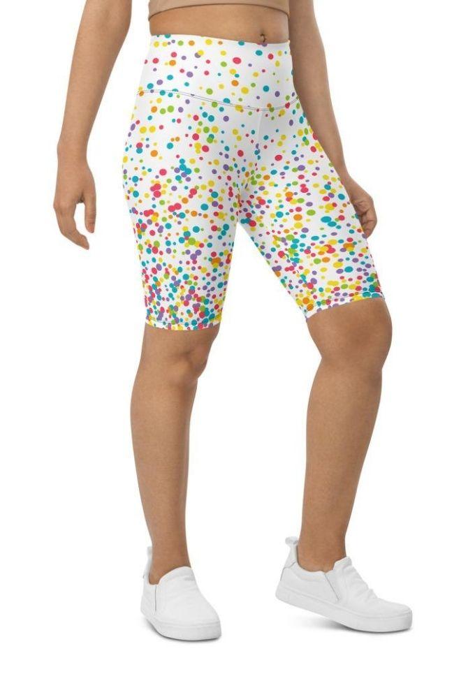Candy Splash Ombre Biker Shorts