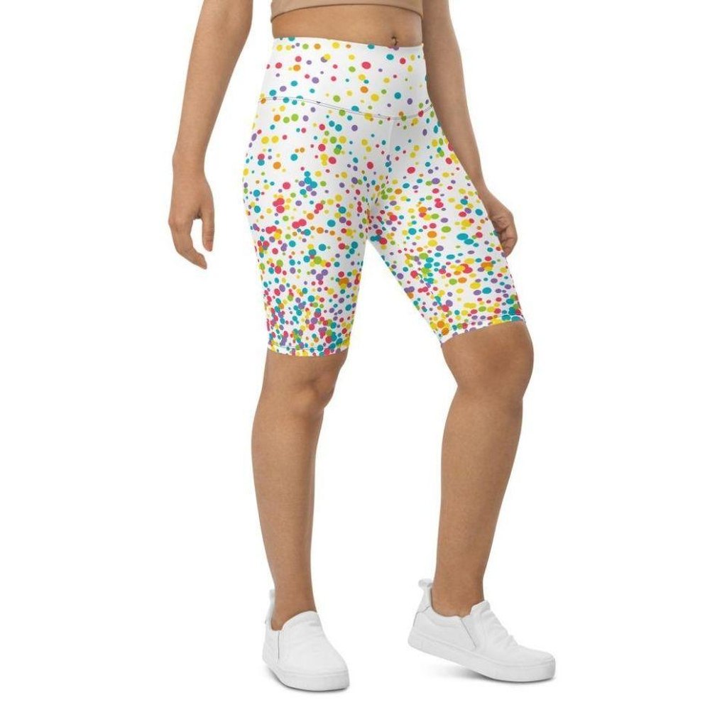 Candy Splash Ombre Biker Shorts