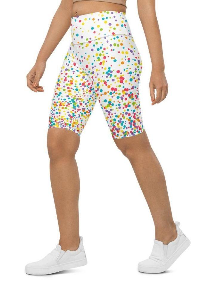 Candy Splash Ombre Biker Shorts