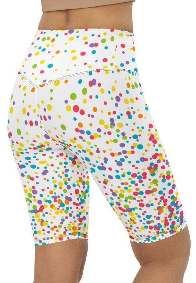 Candy Splash Ombre Biker Shorts