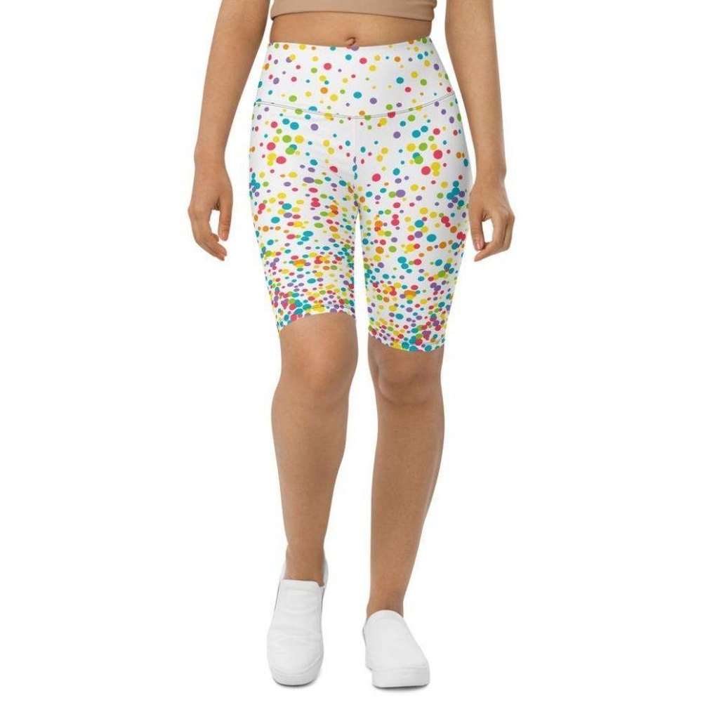 Candy Splash Ombre Biker Shorts