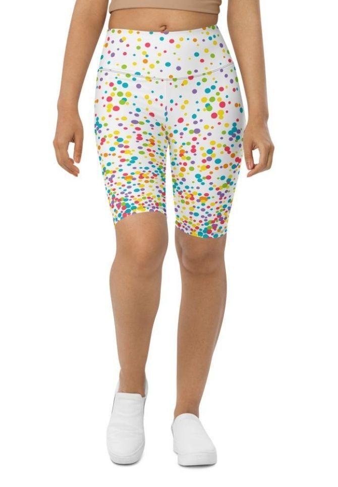 Candy Splash Ombre Biker Shorts