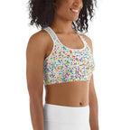 Candy Splash Ombre Sports Bra