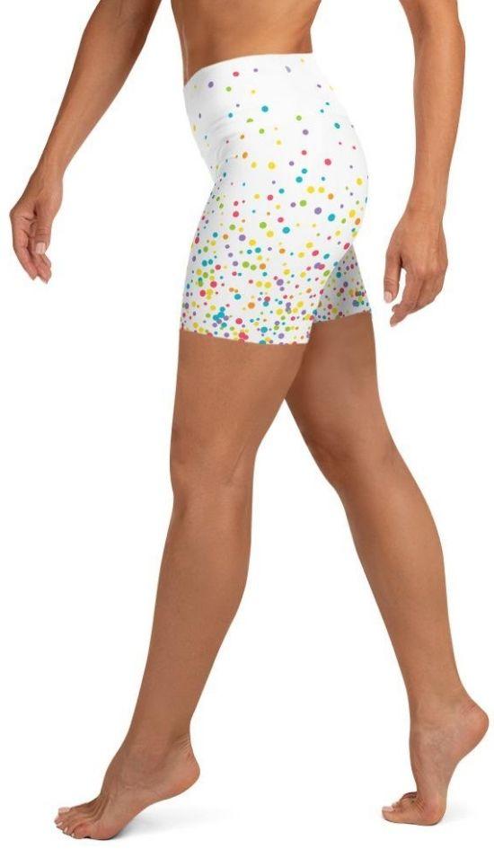 Candy Splash Yoga Shorts