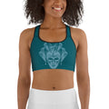 Carnival Mask Sports Bra