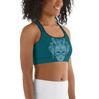 Carnival Mask Sports Bra