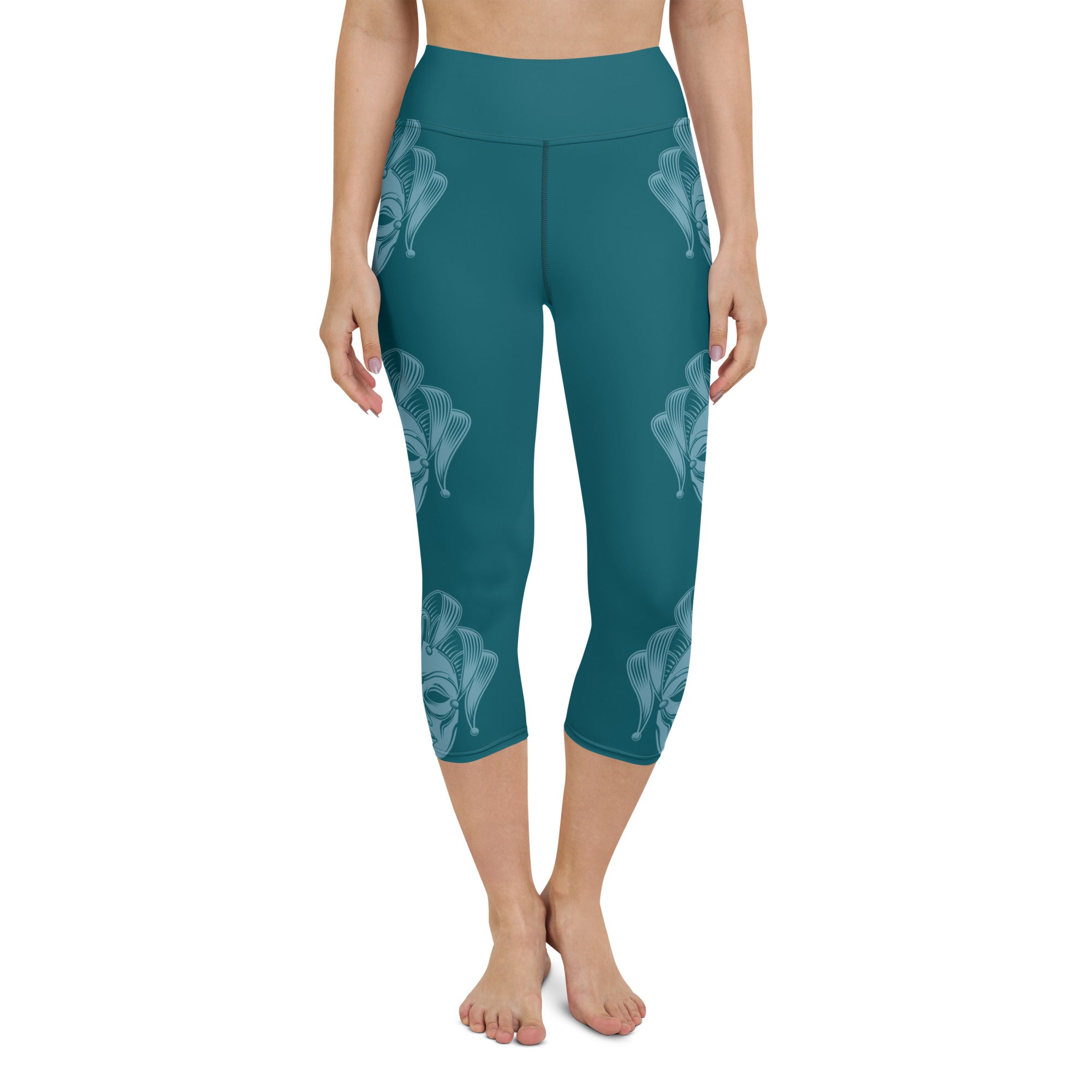 Carnival Mask Yoga Capris