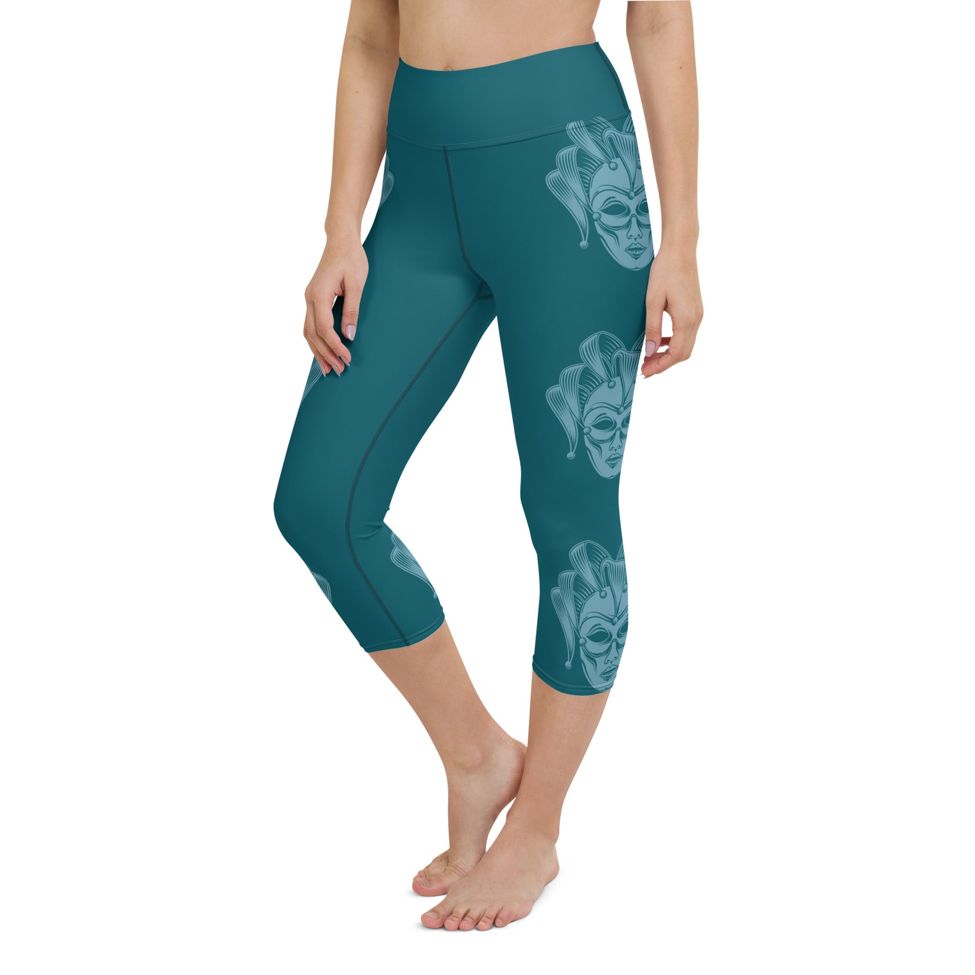 Carnival Mask Yoga Capris