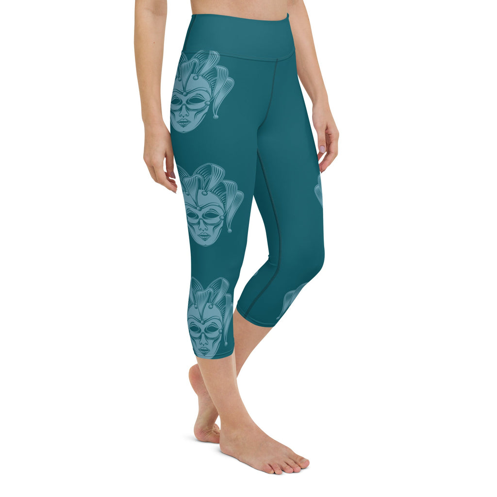 Carnival Mask Yoga Capris