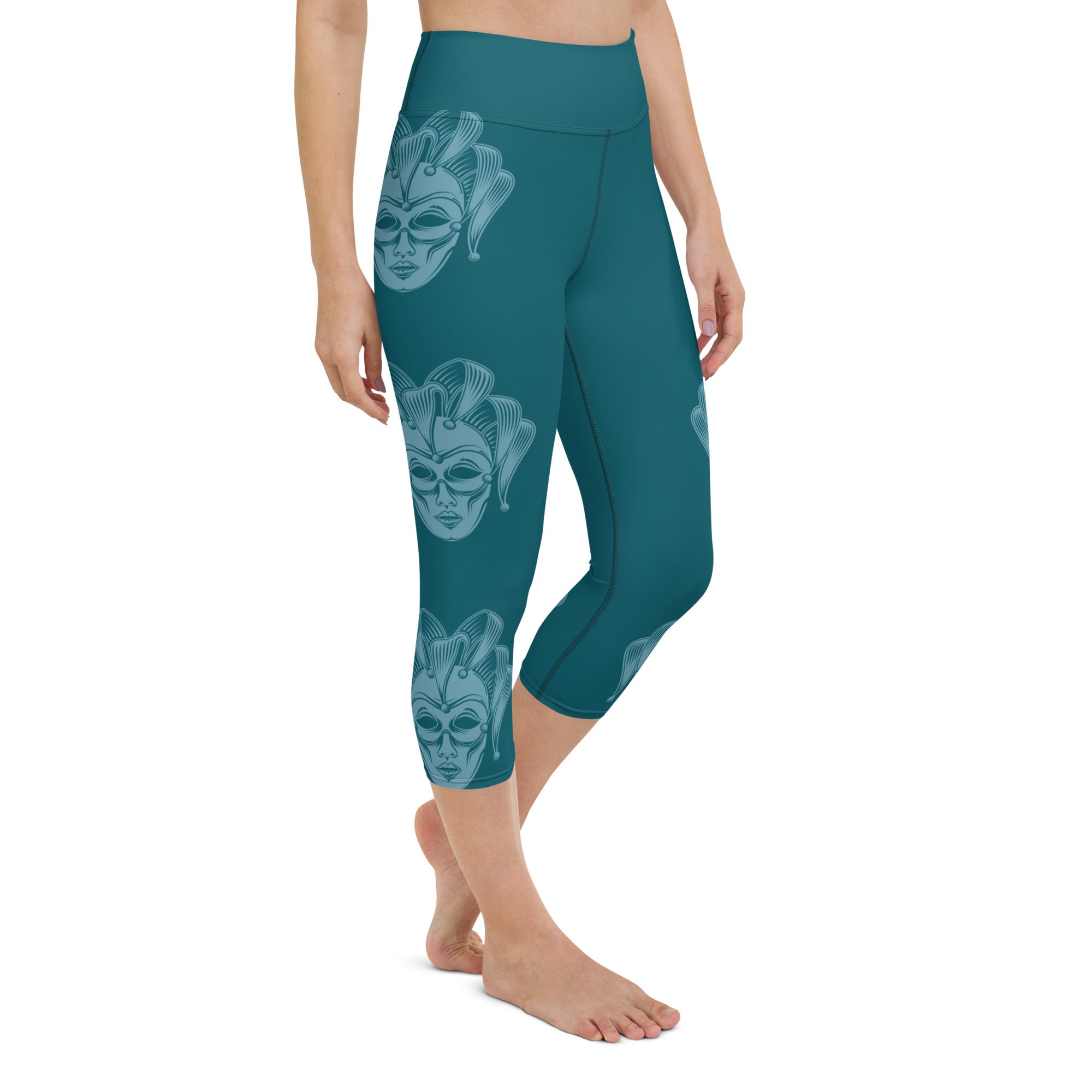Carnival Mask Yoga Capris