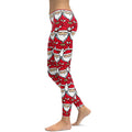 Cartoon Santa Leggings - FiercePulse - Premium Workout Leggings - Yoga Pants