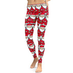 Cartoon Santa Leggings - FiercePulse - Premium Workout Leggings - Yoga Pants