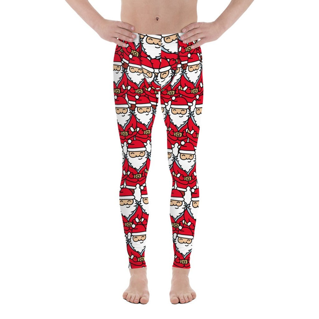 Cartoon Santa Men's Leggings