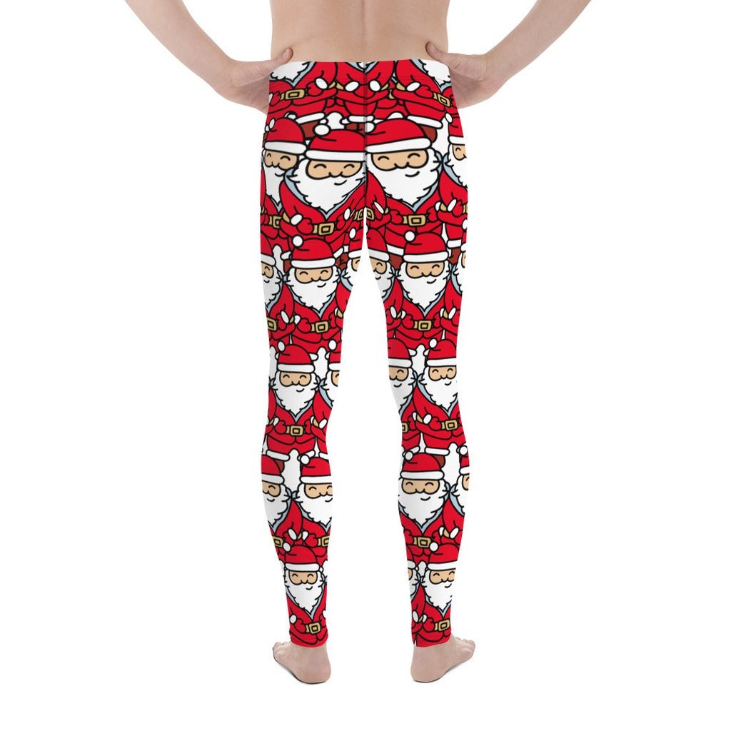 Cartoon Santa Men's Leggings