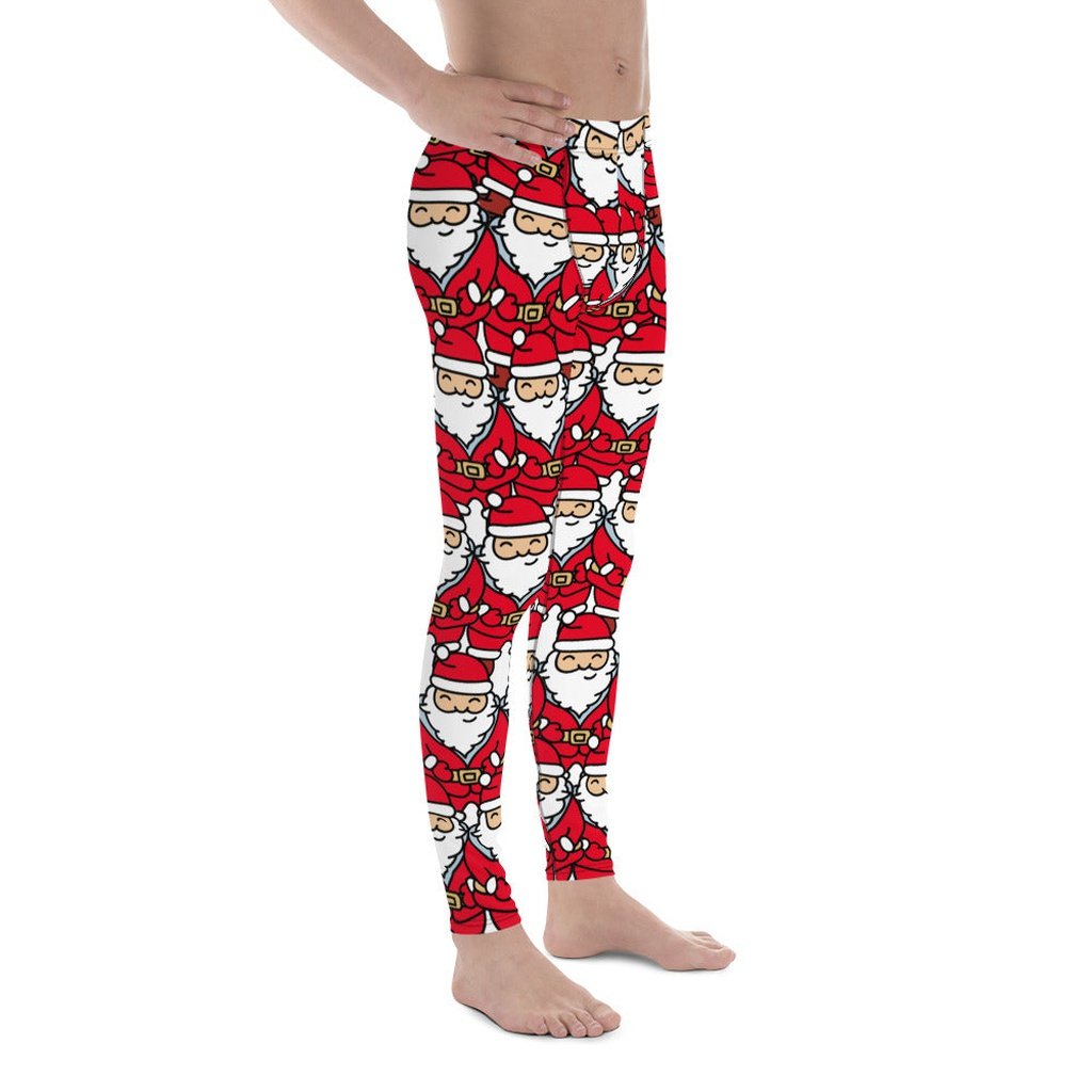 Cartoon Santa Men's Leggings