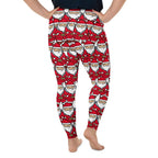 Cartoon Santa Plus Size Leggings