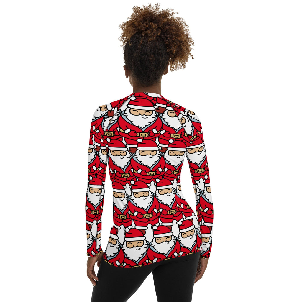 Cartoon Santa Rash Guard