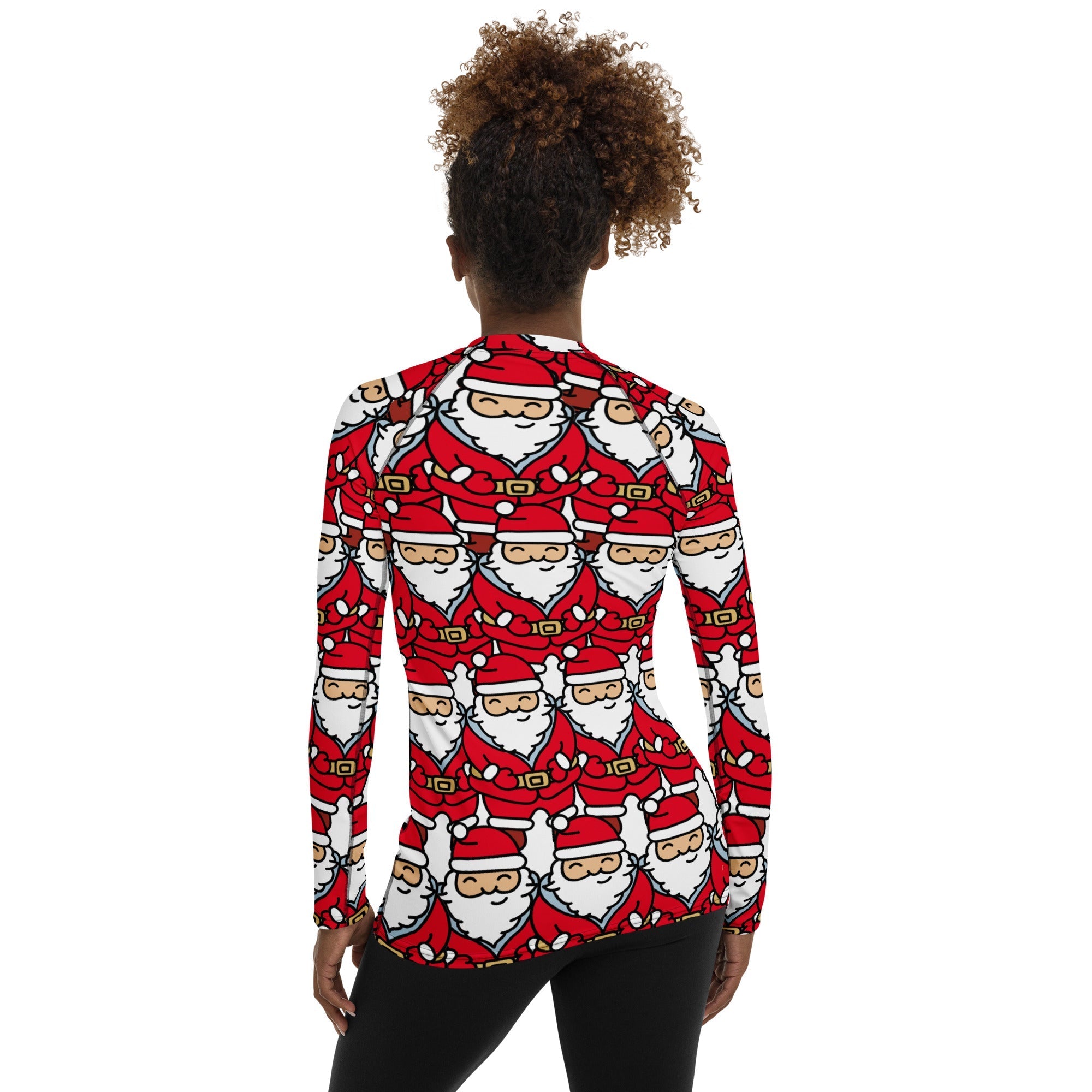 Cartoon Santa Rash Guard