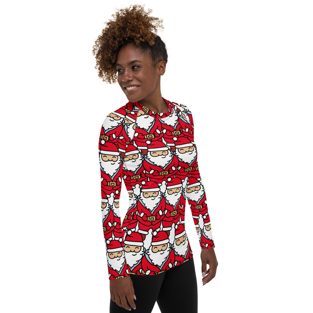 Cartoon Santa Rash Guard