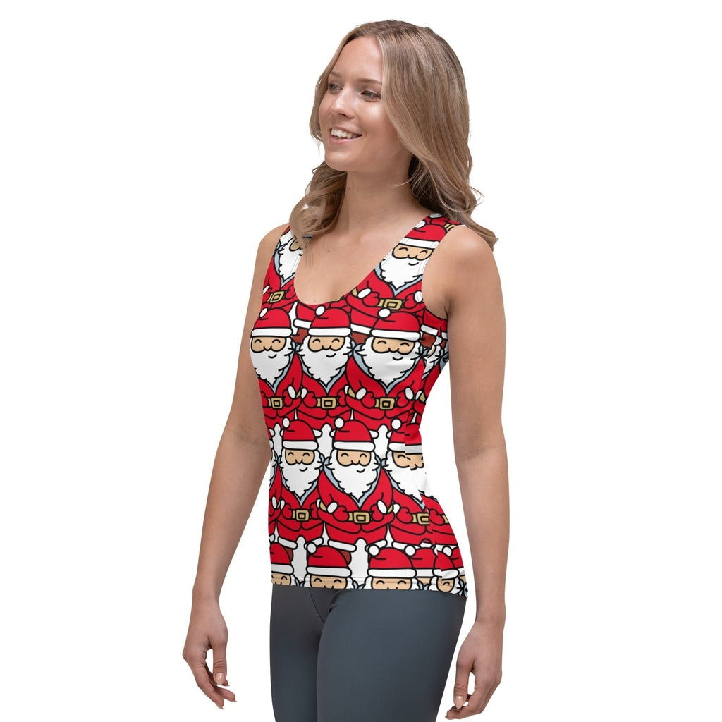 Cartoon Santa Tank Top