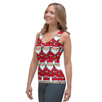 Cartoon Santa Tank Top