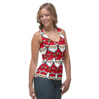 Cartoon Santa Tank Top