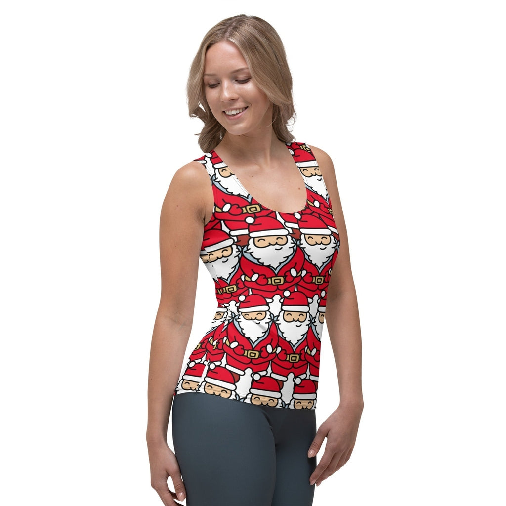 Cartoon Santa Tank Top