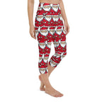Cartoon Santa Yoga Capris