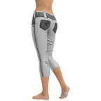 Cartoonized Monochrome Capris