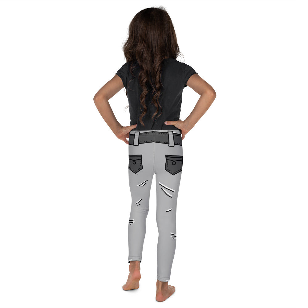 Cartoonized Monochrome Kid's Leggings