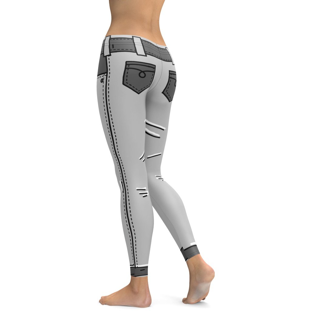 Cartoonized Monochrome Leggings