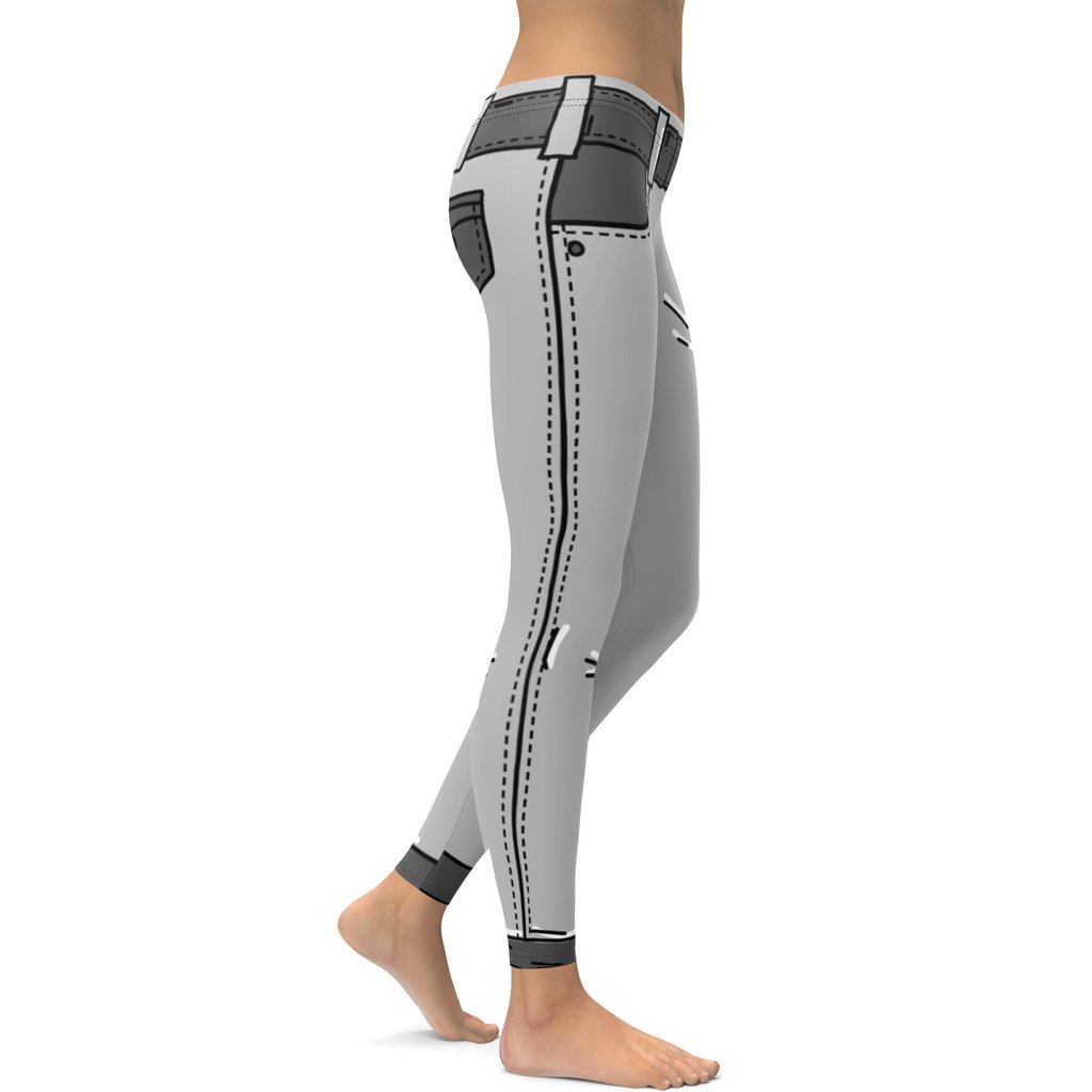 Cartoonized Monochrome Leggings