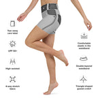 Cartoonized Monochrome Yoga Shorts