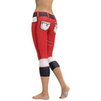 Cartoonized Santa Outfit Capris