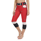 Cartoonized Santa Outfit Yoga Capris