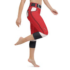 Cartoonized Santa Outfit Yoga Capris