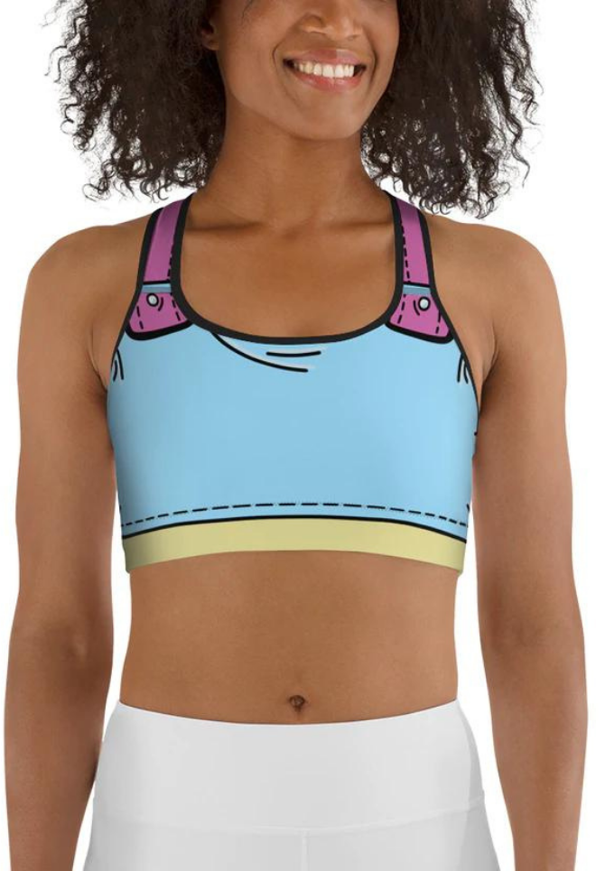 Cartoonized Sports bra