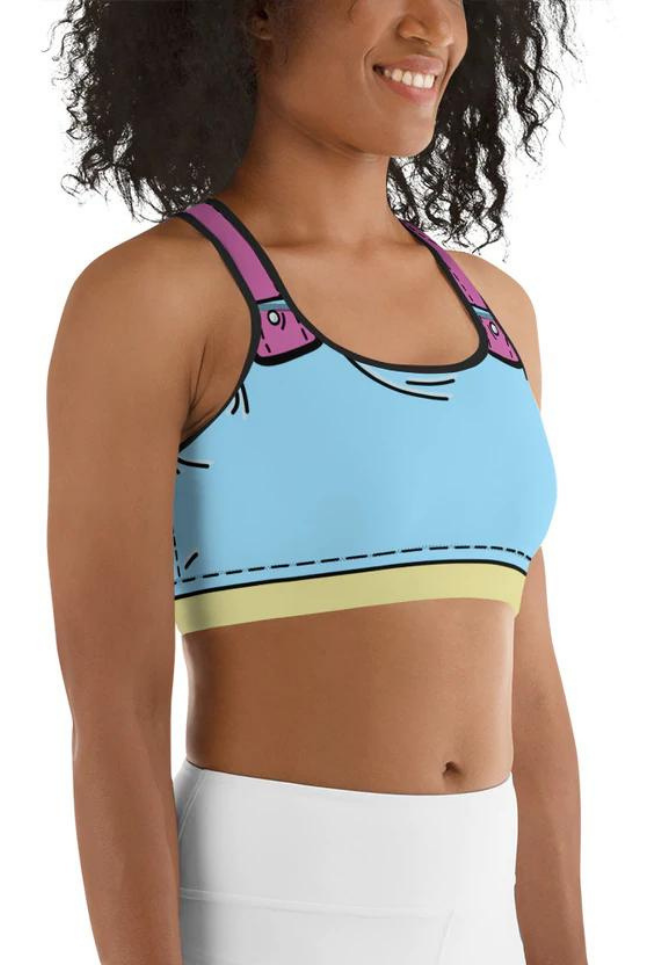 Cartoonized Sports Bra