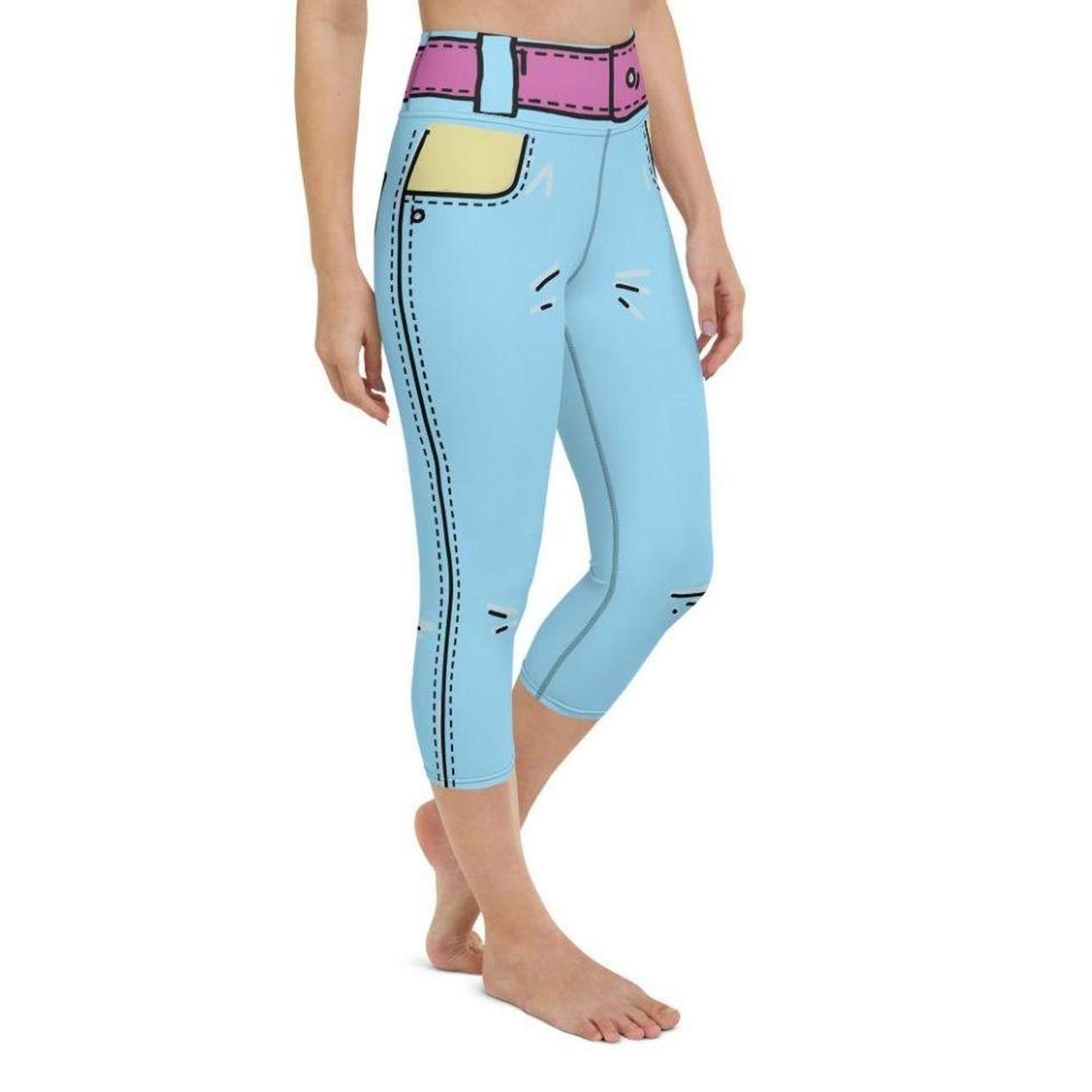 Cartoonized Yoga Capris