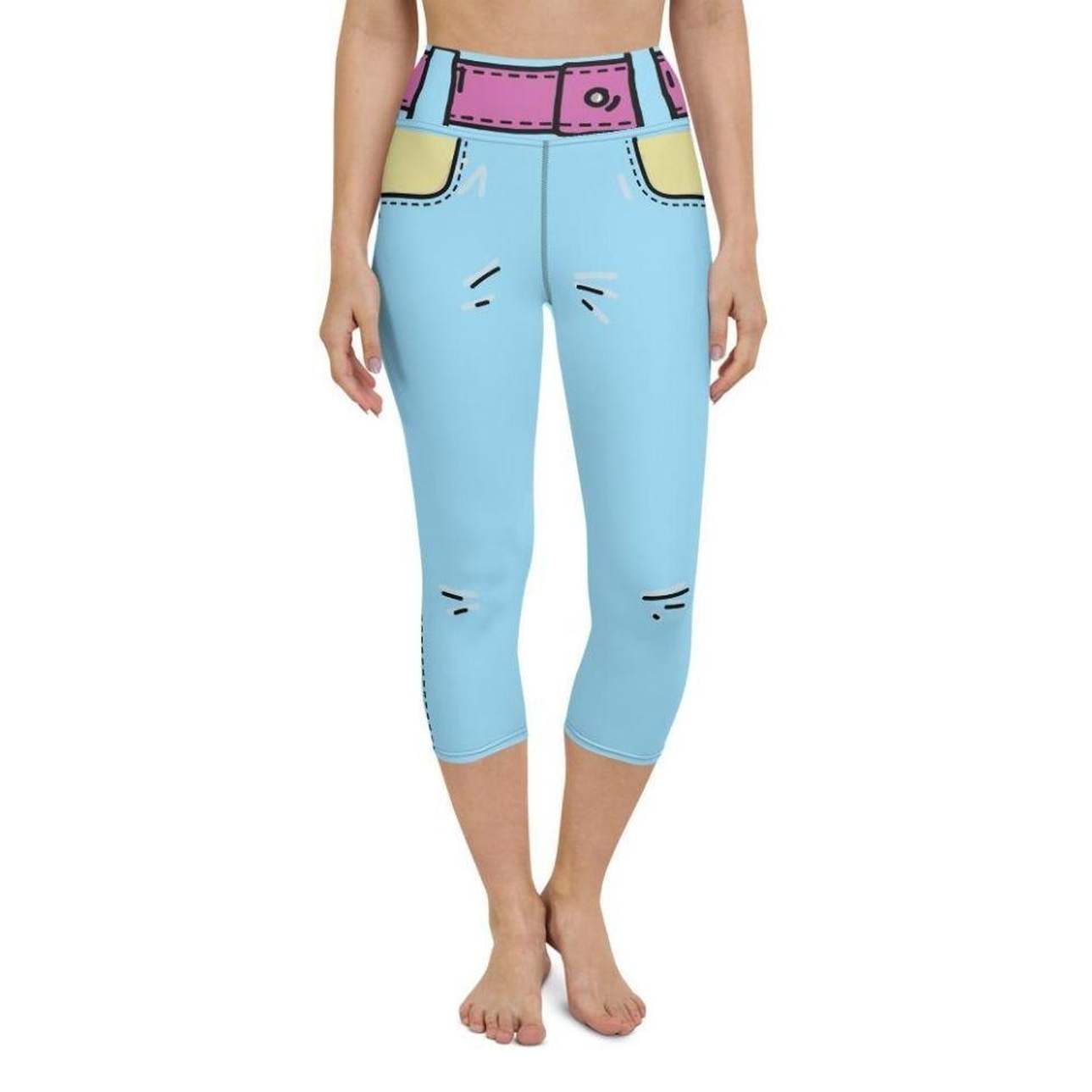 Cartoonized Yoga Capris