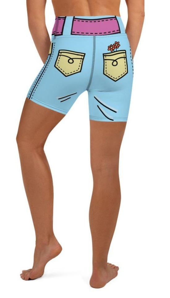 Cartoonized Yoga Shorts