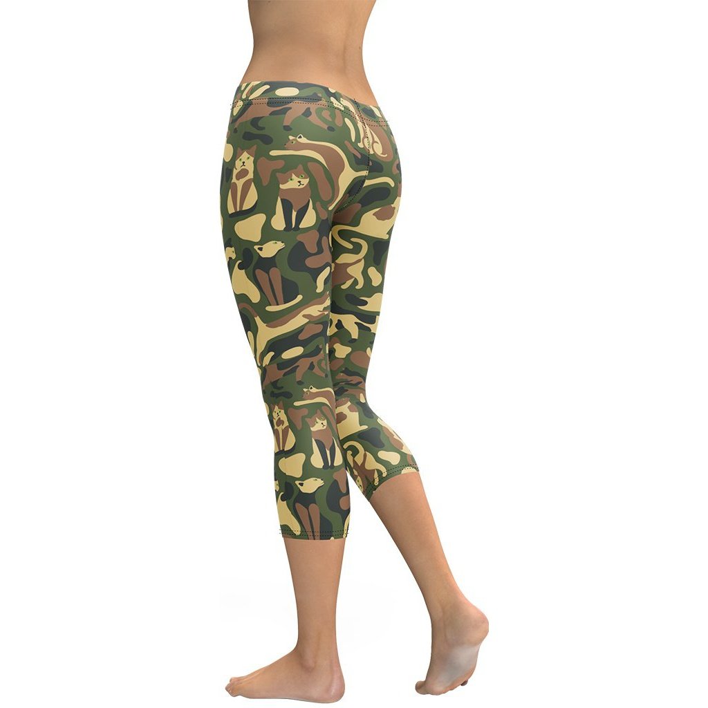 Cat Camo Capris