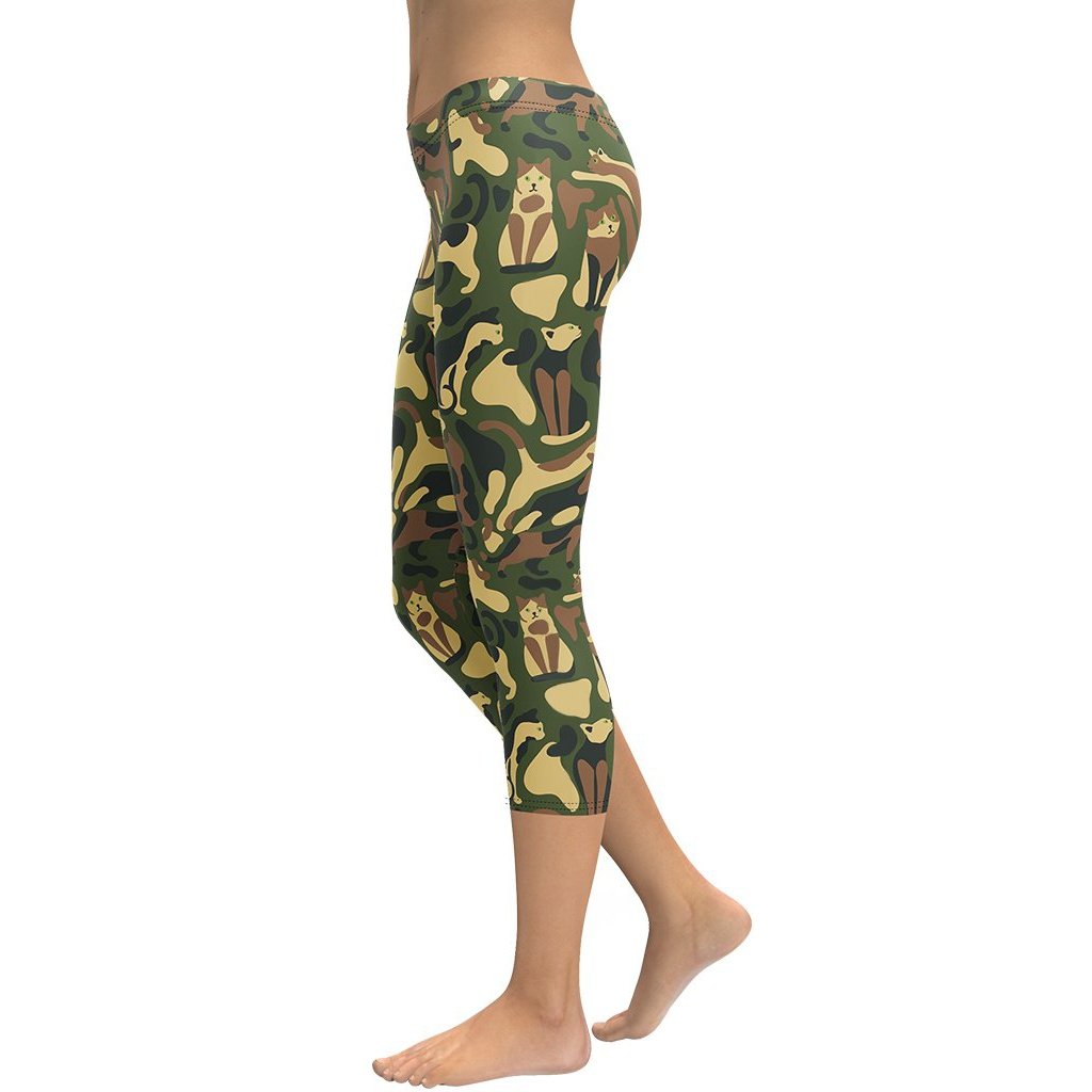 Cat Camo Capris