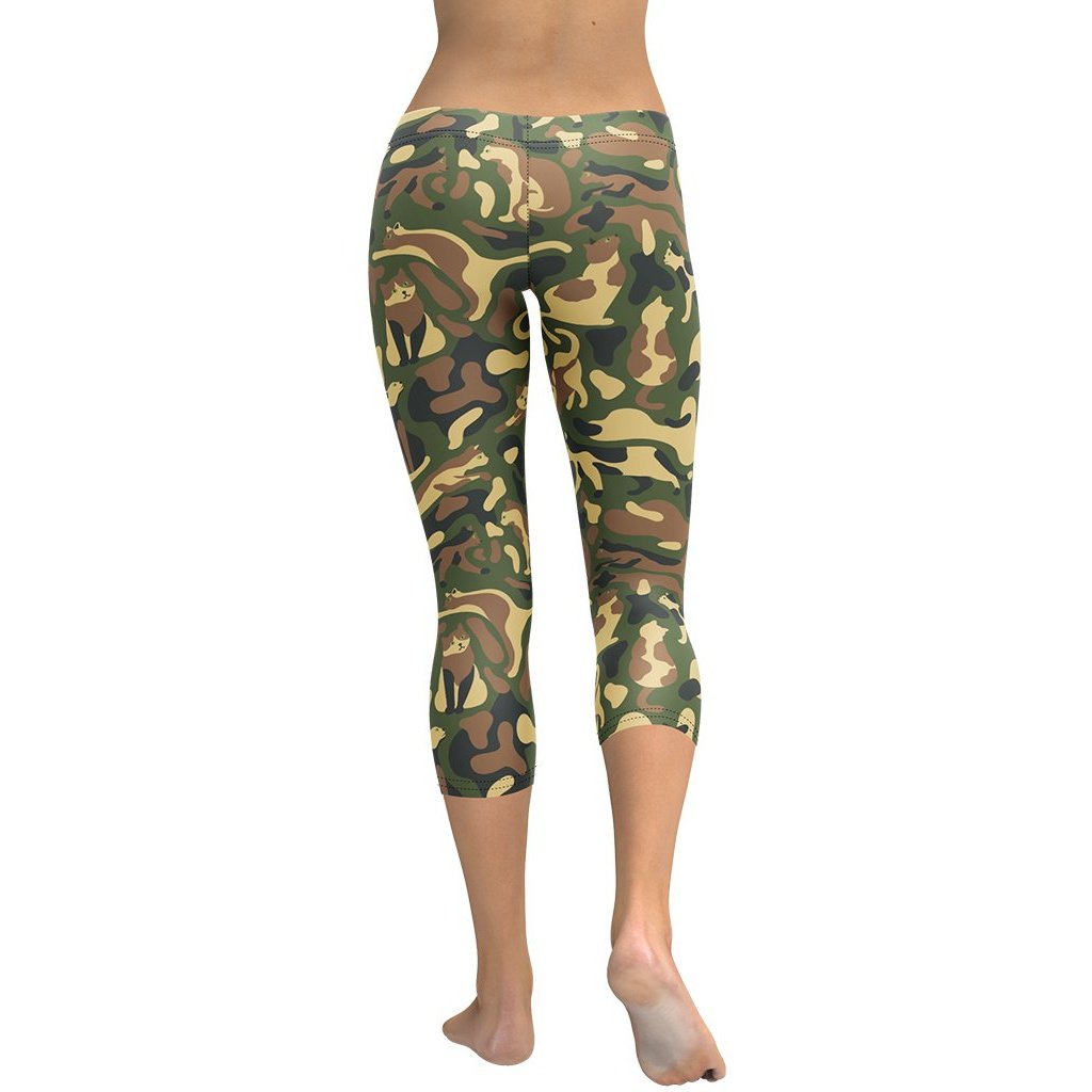 Cat Camo Capris