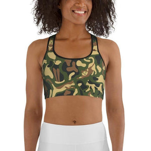 Cat Camo Sports Bra