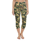 Cat Camo Yoga Capris