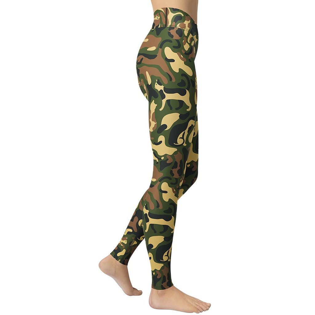 Cat Camo Yoga Leggings