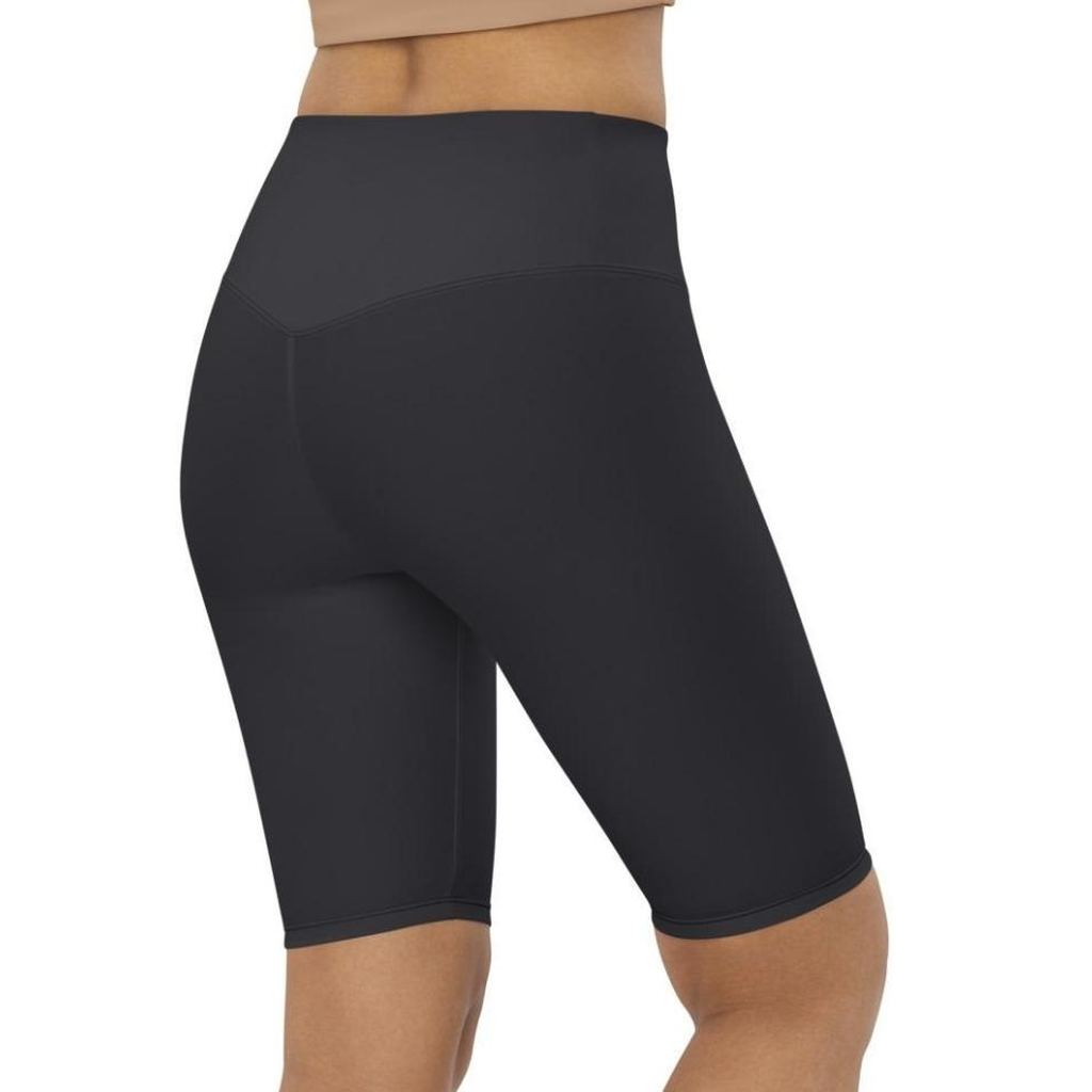 Charcoal Black Biker Shorts
